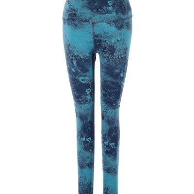 Nualime Women Blue Leggings M